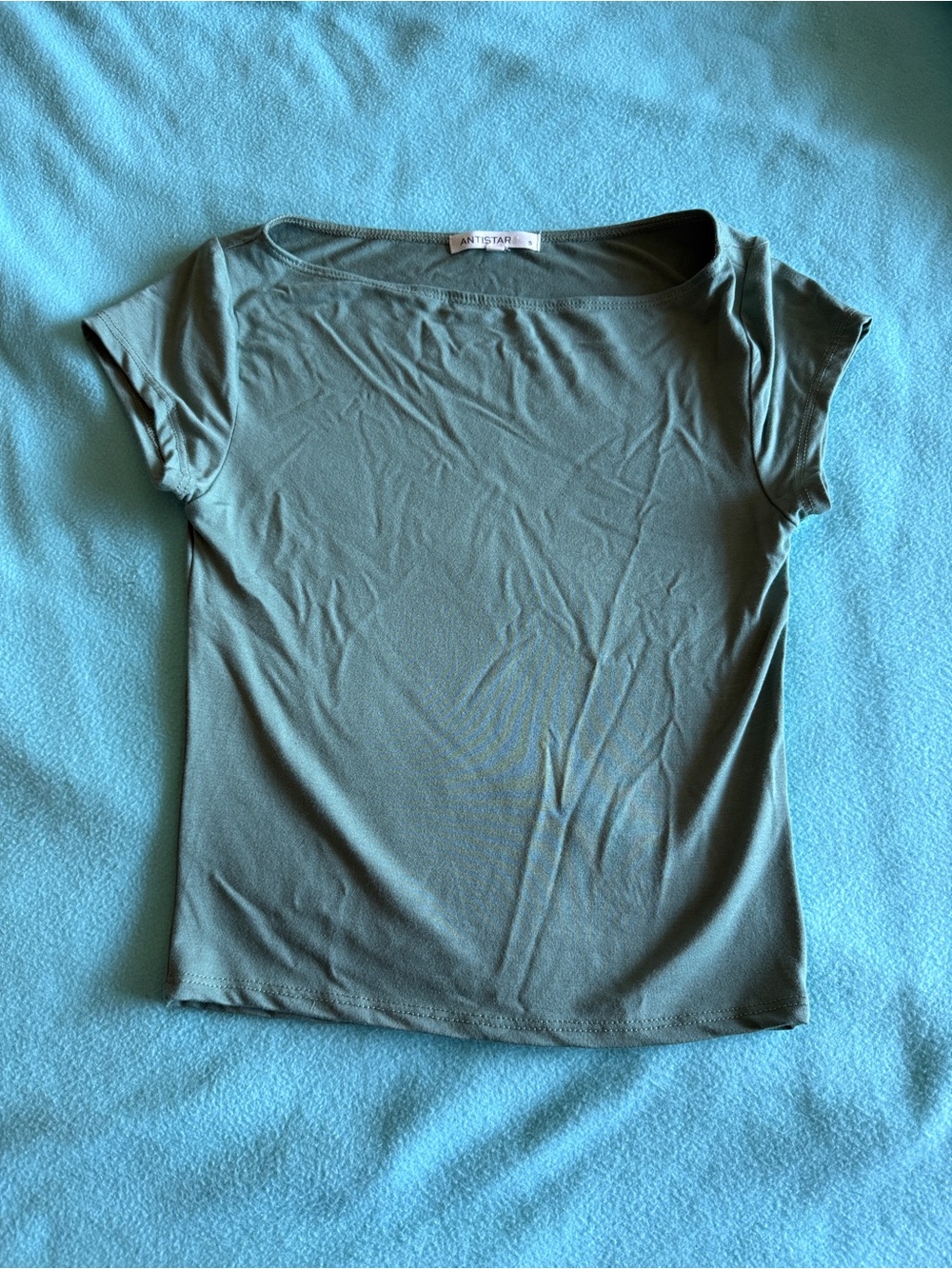 Olive Green Short Sleeve Women’s Top